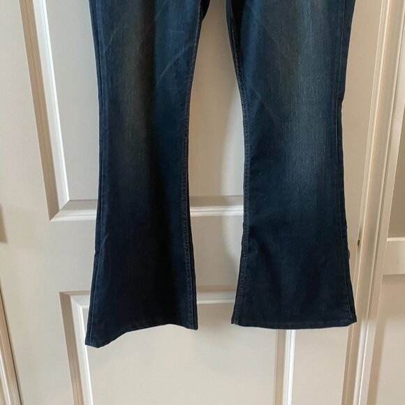 Express Blue Stella Regular Fit Low Rise Jeans Size 10 - Picture 4 of 10